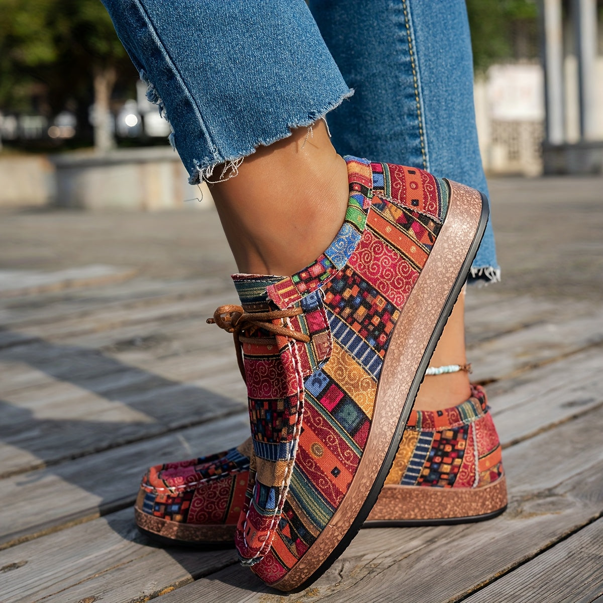 MODESSO™ | Kolorowe damskie buty w stylu retro