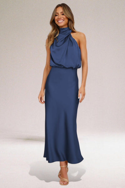 MODESSO® | Satynowa suknia glamour