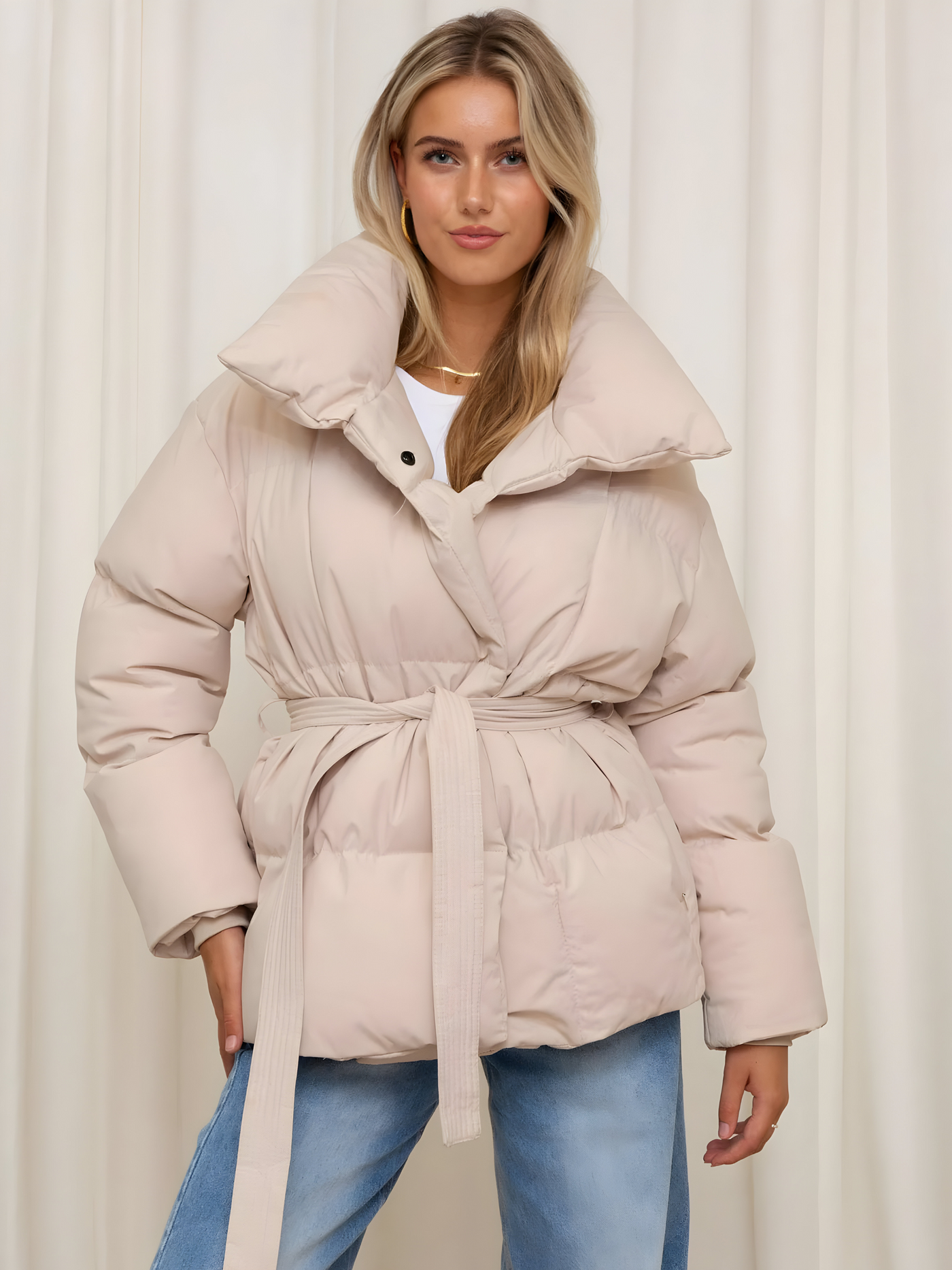 MODESSO® | Elegancka Pikowana Kurtka