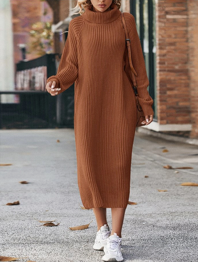 MODESSO® | Casualowa sukienka z dzianiny