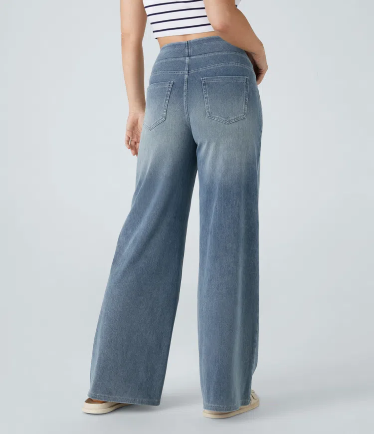 MODESSO® | Wygodne jeansy z wysokim stanem