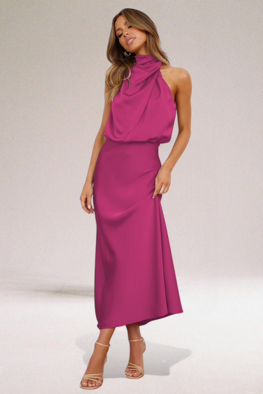 MODESSO® | Satynowa suknia glamour