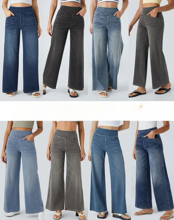 MODESSO® | Wygodne jeansy z wysokim stanem