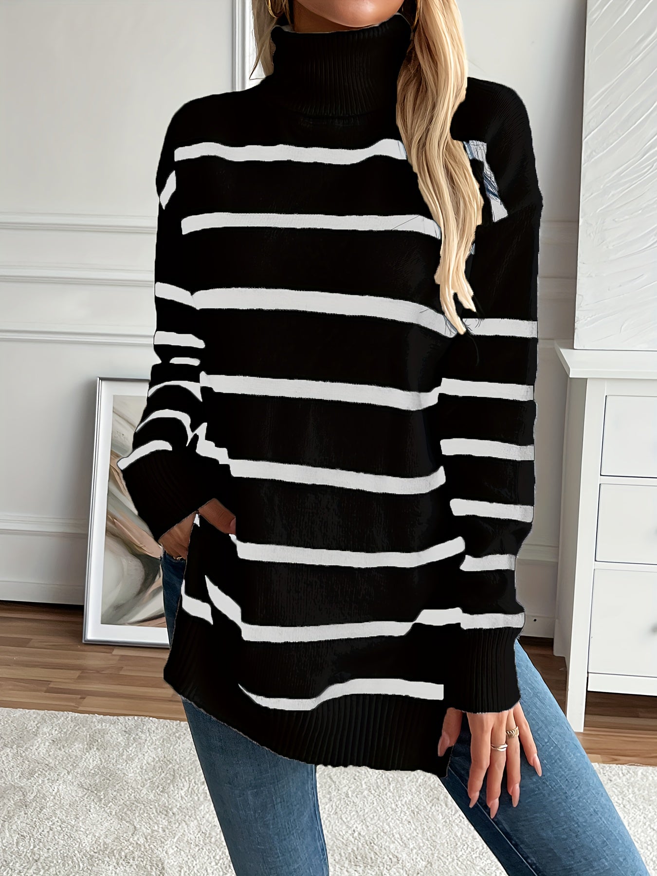 MODESSO® | Sweter w paski