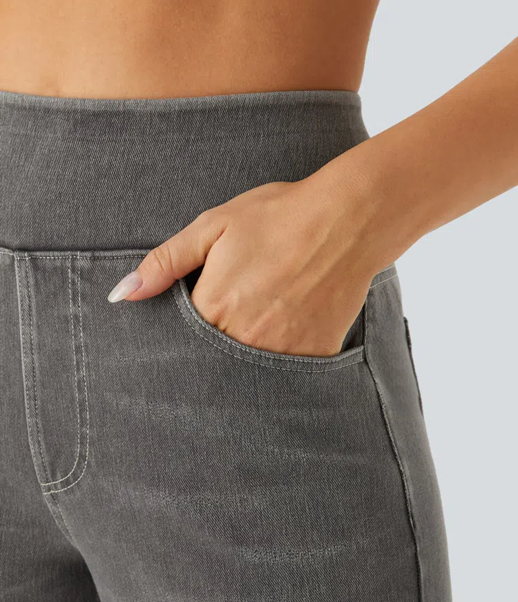 MODESSO® | Wygodne jeansy z wysokim stanem