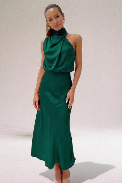 MODESSO® | Satynowa suknia glamour