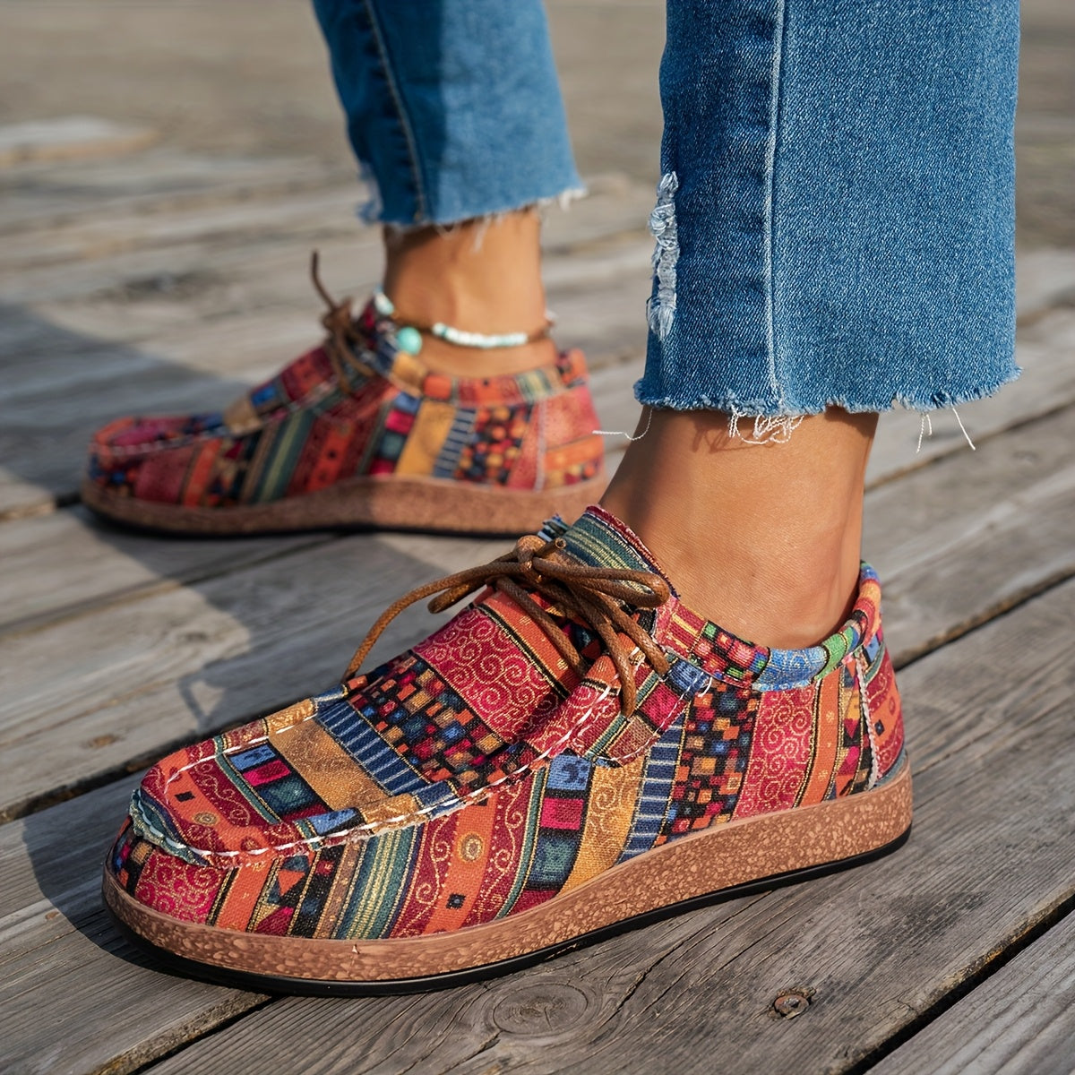 MODESSO™ | Kolorowe damskie buty w stylu retro