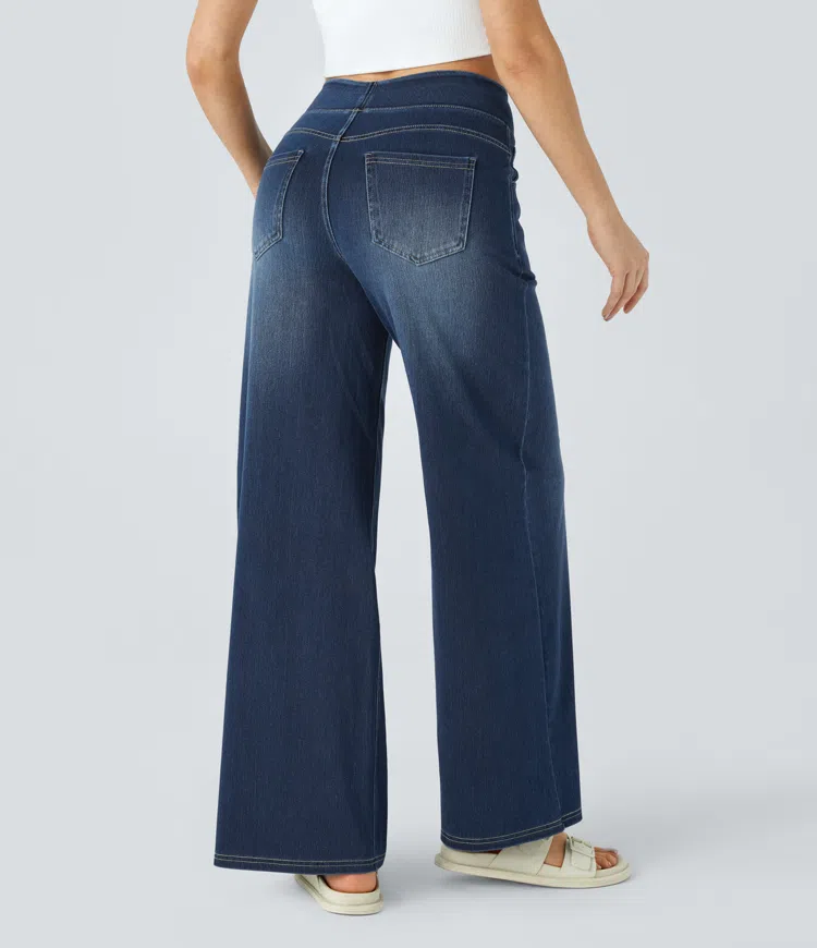 MODESSO® | Wygodne jeansy z wysokim stanem