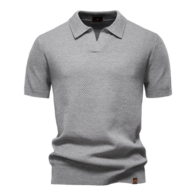 MODESSO® | Elegancka koszulka polo z krótkim rękawem