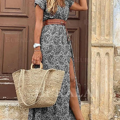 MODESSO® | Elegancka Boho Sukienka Maxi