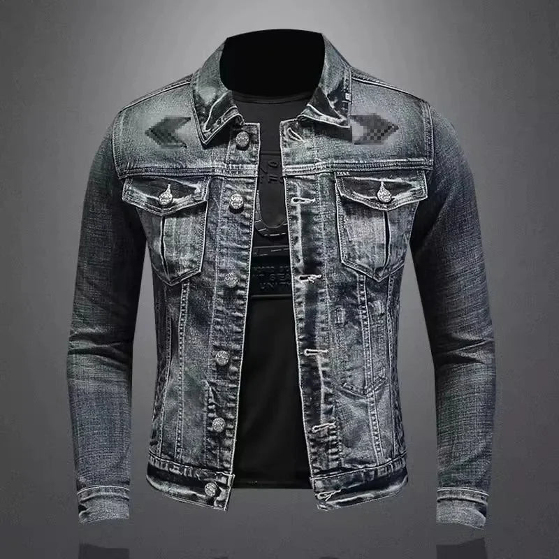 MODESSO® | Kurtka motocyklowa z dżinsu