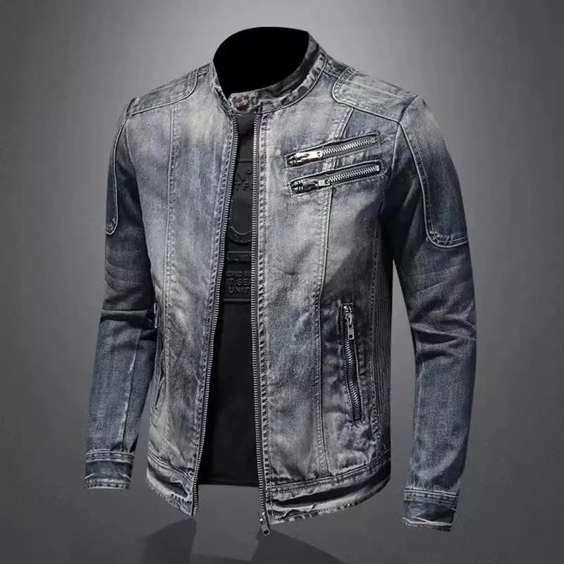 MODESSO® | Kurtka motocyklowa z dżinsu