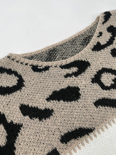 MODESSO® | Sweter z nadrukiem w panterkę