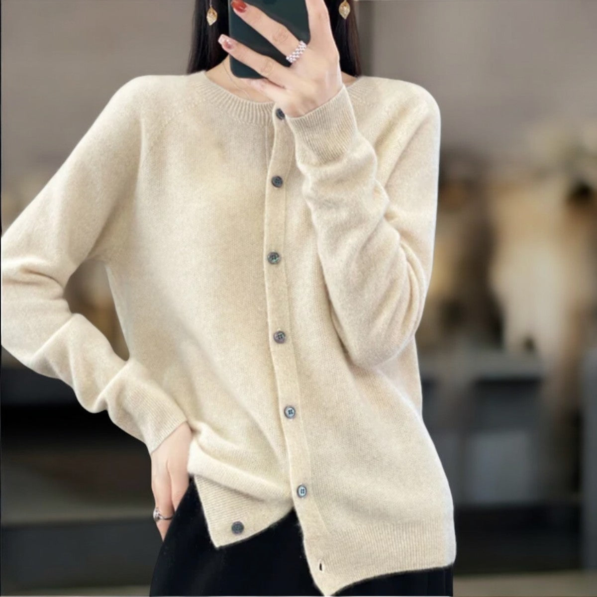 MODESSO® | Elegancki Kardigan na Guziki