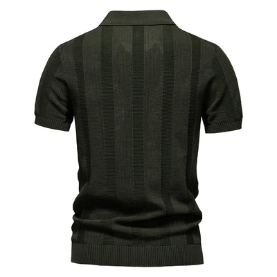 MODESSO® | Bawełniana koszulka polo w paski