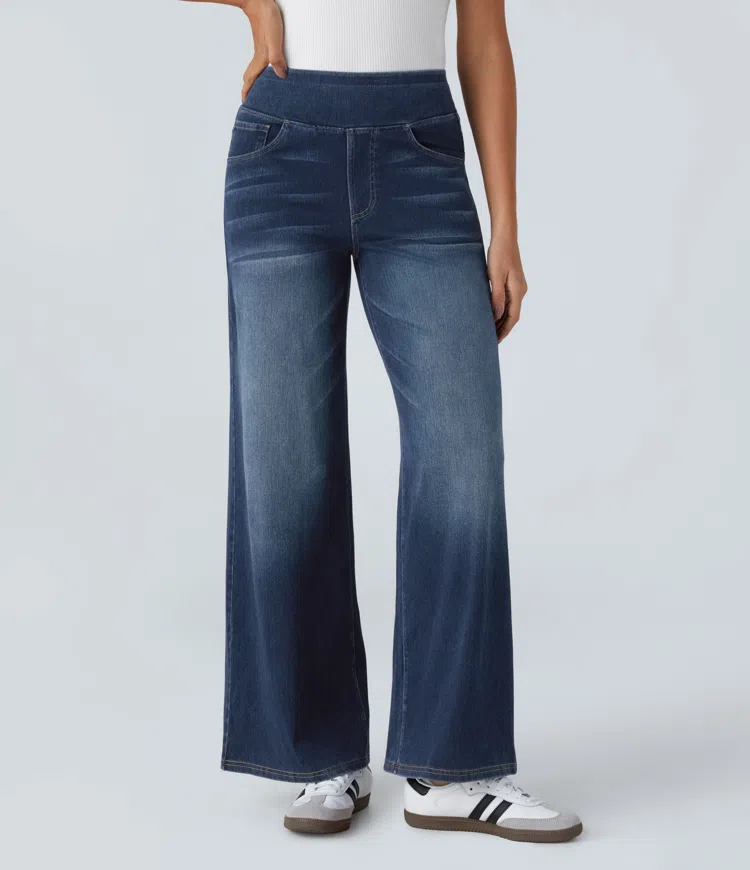 MODESSO® | Wygodne jeansy z wysokim stanem