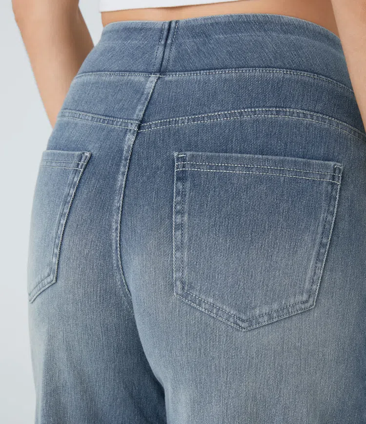 MODESSO® | Wygodne jeansy z wysokim stanem