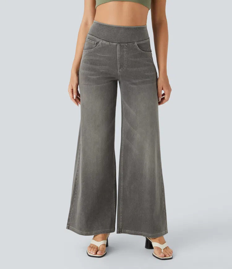 MODESSO® | Wygodne jeansy z wysokim stanem