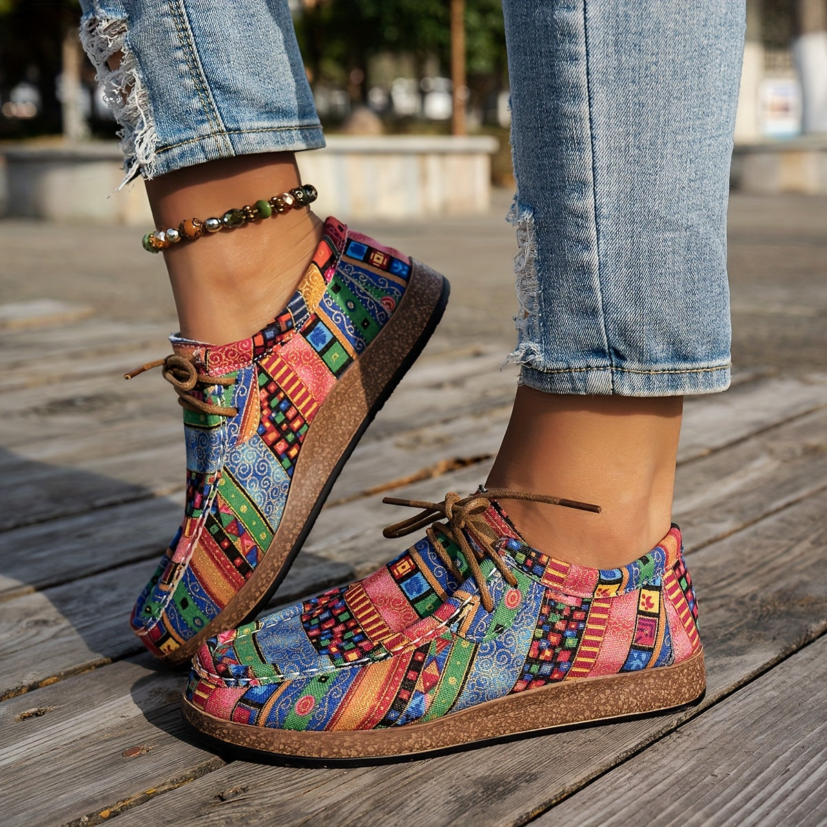 MODESSO™ | Kolorowe damskie buty w stylu retro
