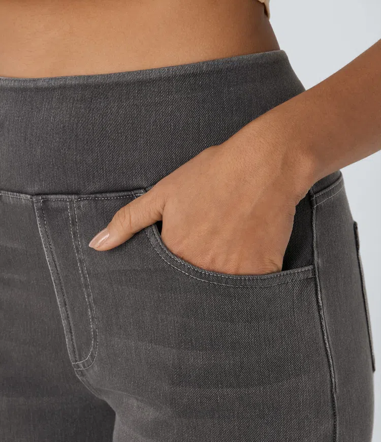 MODESSO® | Wygodne jeansy z wysokim stanem