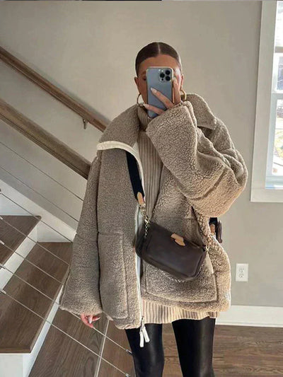 MODESSO® | Kamizelka z Pluszu Teddy