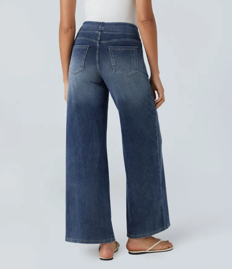 MODESSO® | Wygodne jeansy z wysokim stanem
